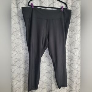 Old Navy Active Black PowerSoft High-Rise Go Dry Leggings Size 4x